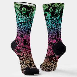 Chaussette Chaussettes à motif crâne de Jour des Morts