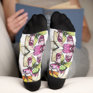 Chaussette Chaussettes à papillons
