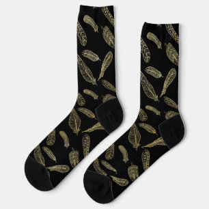 Chaussette chaussettes à plumes de canard