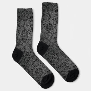 Chaussette Chaussettes à texture de créateur de mode en dente