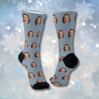 Chaussette Chaussettes à Visage Personnalisé Photo