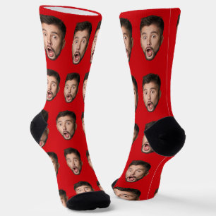 Chaussette Chaussettes à visage personnalisé Photo personnali