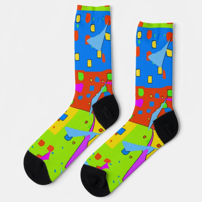 Chaussette Chaussettes Abstraites (Gauche)