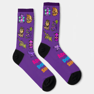 Chaussette Chaussettes Adopt Don’t Shop Crew