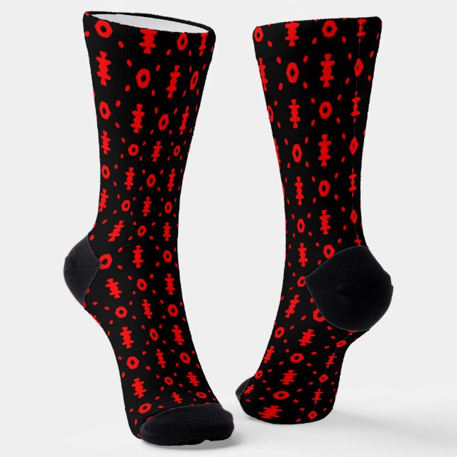 Chaussette Chaussettes Afro Pop Modernes en tissu de boue (Angulaire)