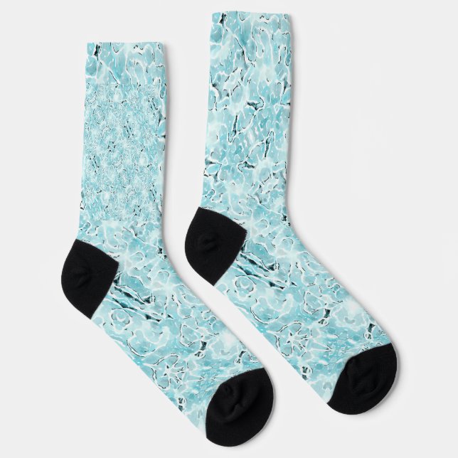 Chaussette Chaussettes Aqua Watercolor Crew (Droite)