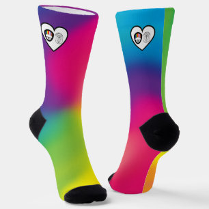 Chaussette Chaussettes arc-en-ciel   AOSA & AWS