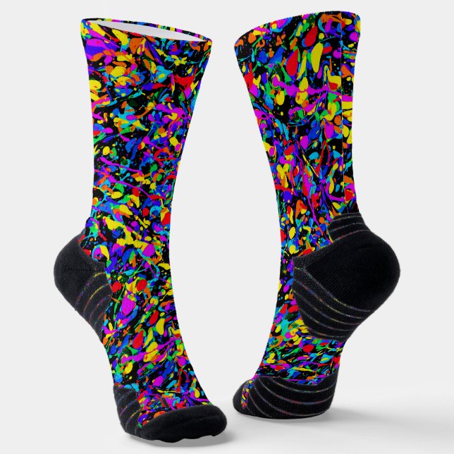 Chaussette Chaussettes athlétiques - Grande éclaboussure (Angulaire)