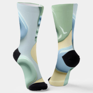 Chaussette Chaussettes au graphique abstrait stylé