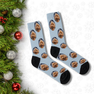 Chaussette Chaussettes avec photo de animal personnalisée