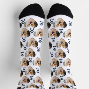 Chaussette Chaussettes avec photo personnalisée d'animaux et 