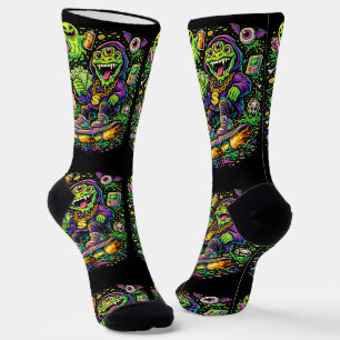 Chaussette Chaussettes B&E Design audacieux et élaboré 002281