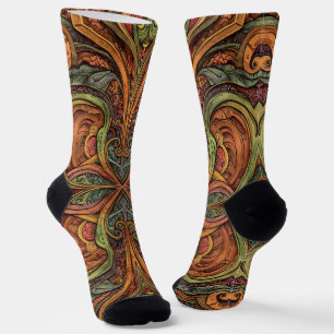 Chaussette Chaussettes B&E Dessin Audacieux et Elaboré 001988