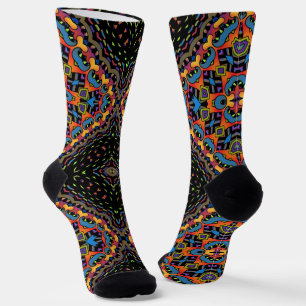 Chaussette Chaussettes B&E Dessin Audacieux et Elaboré 004818