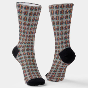 Chaussette Chaussettes B&E Dessin Audacieux et Elaboré 004892