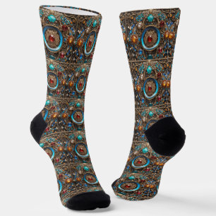 Chaussette Chaussettes B&E Dessin Audacieux et Elaboré 004894