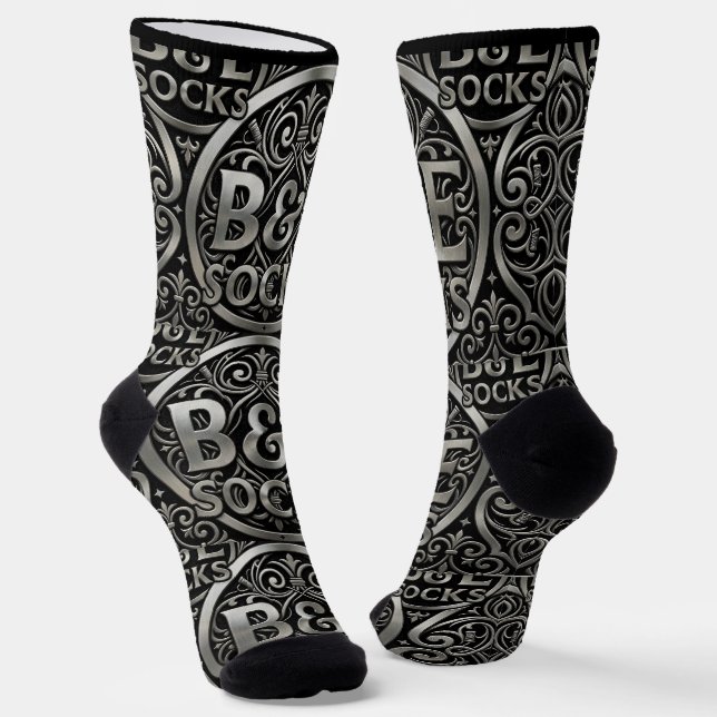 Chaussette Chaussettes B&E Dessin Audacieux et Elaboré 004954 (Angulaire)