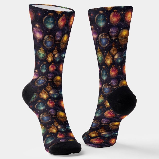 Chaussette Chaussettes Baubles de Noël #2 (Angulaire)