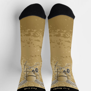 Chaussette Chaussettes Beige Mélange De Béton