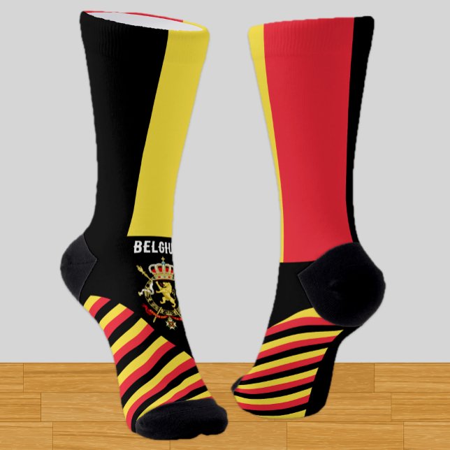 Chaussette Chaussettes Belgique, couleurs du drapeau belge /  (Créateur téléchargé)