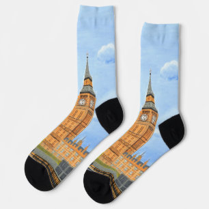 Chaussette Chaussettes Big Ben Londres 
