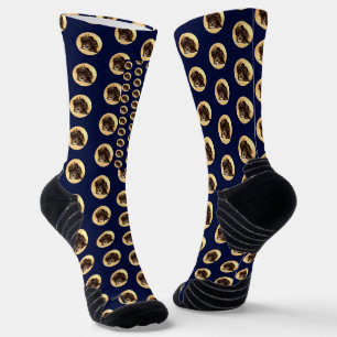 Chaussette Chaussettes bleu foncé Schnoodle