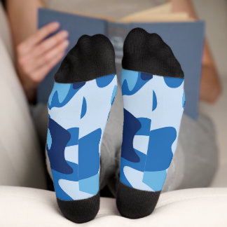 Chaussette Chaussettes Bleues Camo