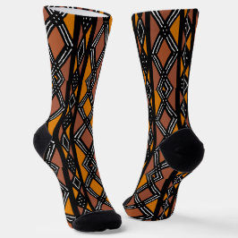 Chaussette Chaussettes Bogolan en tissu boueux
