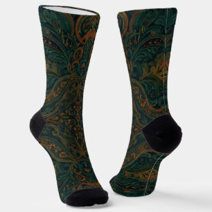 Chaussette Chaussettes brillantes Motifs élaborés sans coutur