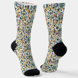 Chaussette Chaussettes Brillantes Motifs Sans Couture Élaboré