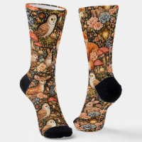 Chaussettes brillantes motifs sans couture élaboré