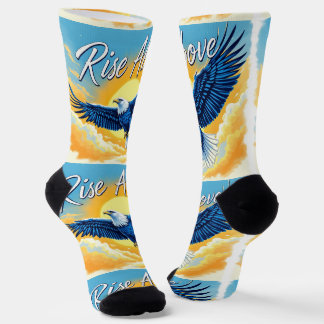 Chaussette Chaussettes Brillantes RANDOPIX Eagle Rise Above 0