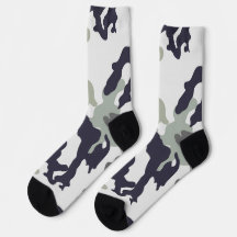 Chaussettes Camouflage Ton Gris