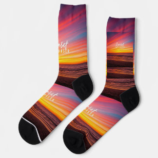Chaussette Chaussettes Chaser Coucher De Soleil