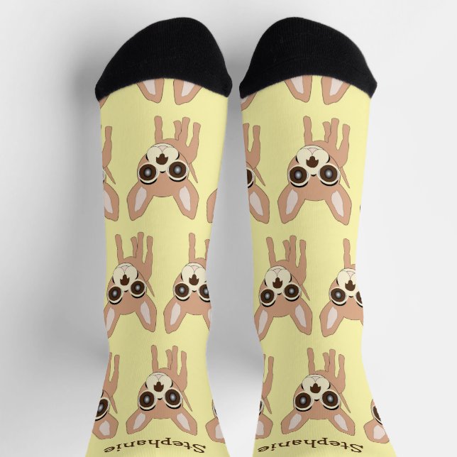 Chaussette Chaussettes Chihuahua Chig Design (Haut)