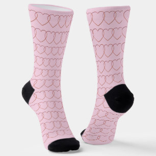 Chaussette Chaussettes - Coeurs de cadre de fil