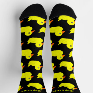 Chaussette Chaussettes Conception canard en caoutchouc jaune