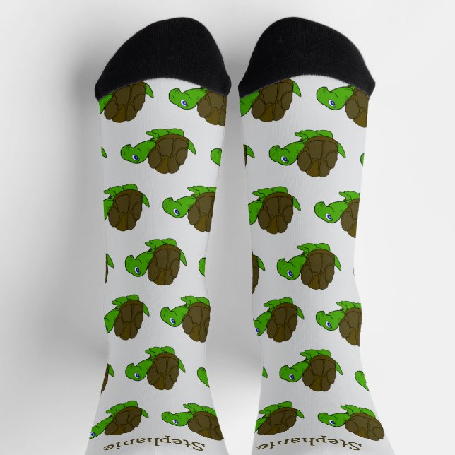 Chaussette Chaussettes Conception de tortue (Haut)