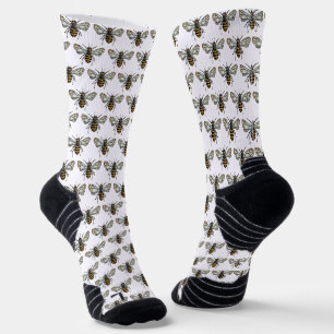 Chaussette Chaussettes d'abeilles au miel