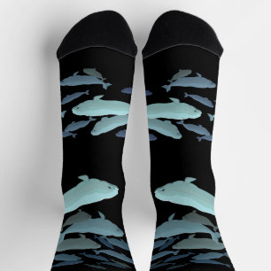 Chaussette Chaussettes de baleine Beluga Personnaliser Chauss
