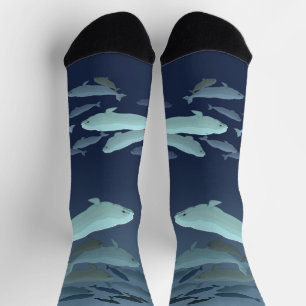 Chaussette Chaussettes de baleine Beluga Personnaliser Chauss