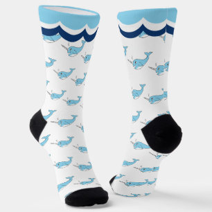 Chaussette Chaussettes de baleine licorne mignonnes