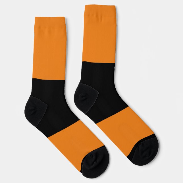 Chaussette Chaussettes de blocs de couleur - orange (Droite)