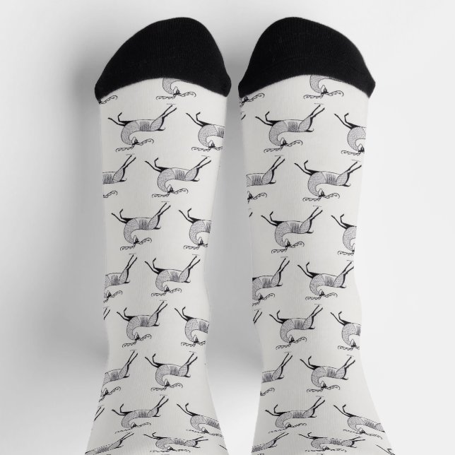 Chaussette Chaussettes de cerfs inspirées par la Grèce mycéni (Haut)