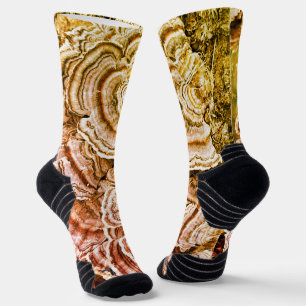 Chaussette Chaussettes de champignon de la queue de Turquie