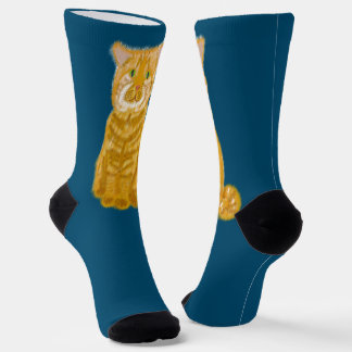 Chaussette Chaussettes de chat Punkin Orange Tabby