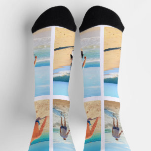 Chaussette Chaussettes de collage de photo personnalisées