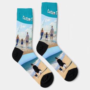 Chaussette Chaussettes de collage de photos personnalisées av