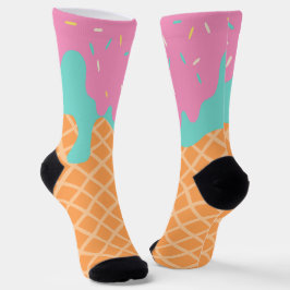 Chaussette Chaussettes de cône à gaufre à glace séchée