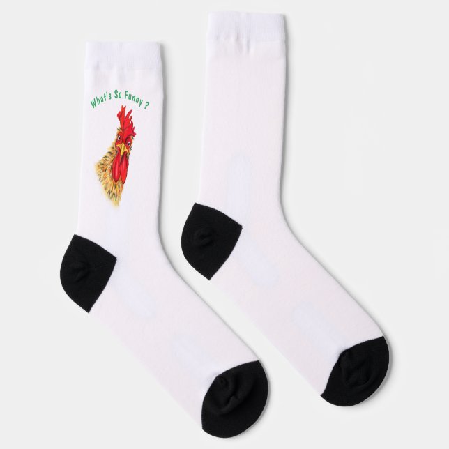 Chaussette Chaussettes de coq surprises Jouant - Ce qui est s (Droite)